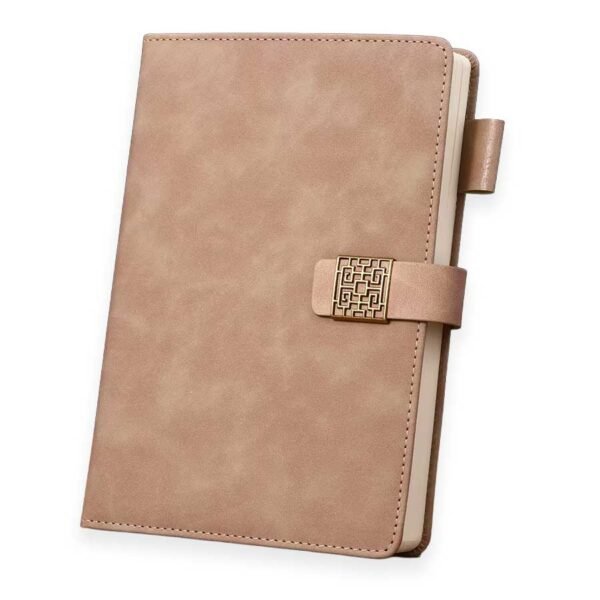 Caderno Retrô Capa em Couro A5 - Linora