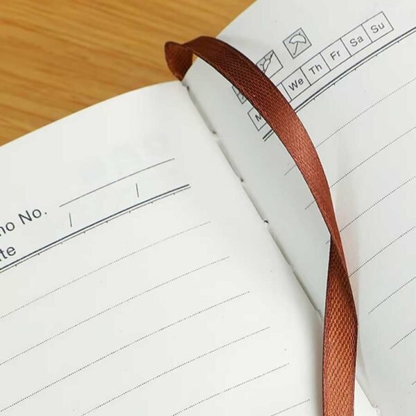 Caderno Retrô Capa em Couro A5 - Linora