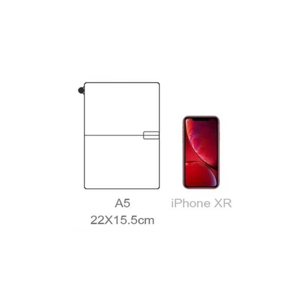 Caderno Diário de Viagem Capa em Couro A5 - Linora