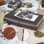 Caderno Diário de Viagem Capa em Couro A5 - Linora