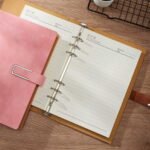 Caderno Argolado Capa em Couro A5 - Linora