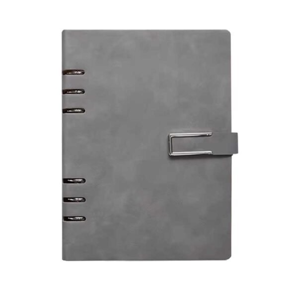 Caderno Argolado Capa em Couro A5 - Linora