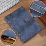 Caderno Argolado Capa em Couro A5 - Linora