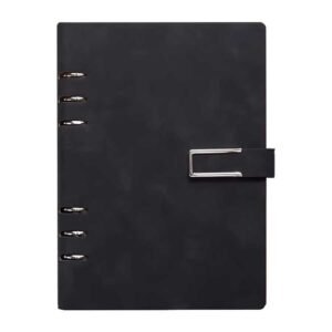 Caderno Argolado Capa em Couro A5 - Linora