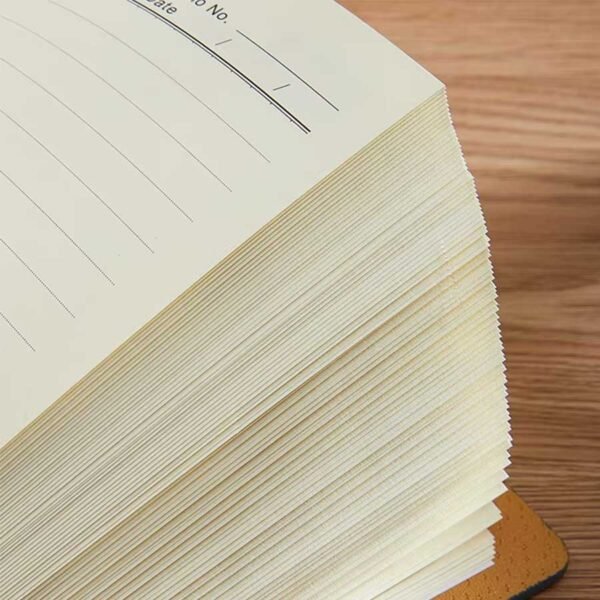 Caderno Argolado Capa em Couro A5 - Linora