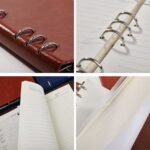 Caderno Argolado Capa em Couro A5 - Linora