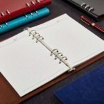 Caderno Argolado Capa em Couro A5 - Linora