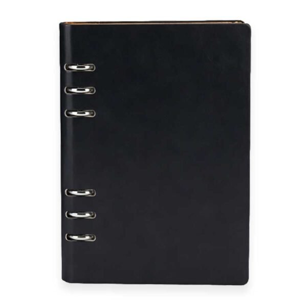 Caderno Argolado Capa em Couro A5 - Linora