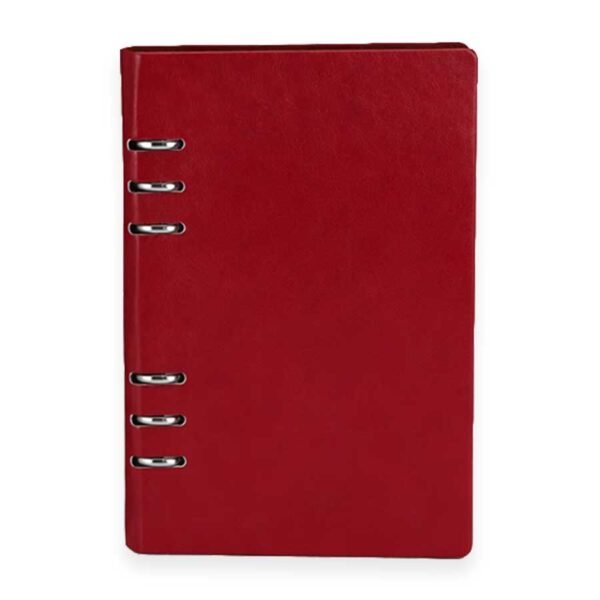 Caderno Argolado Capa em Couro A5 - Linora