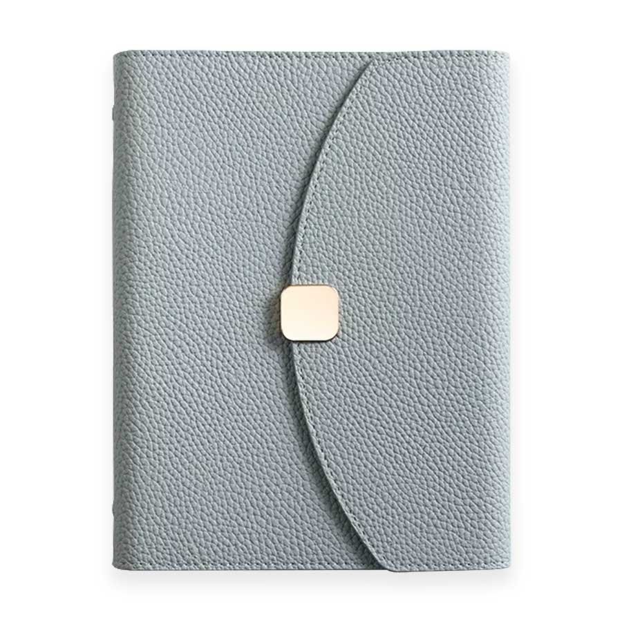 Caderno Argolado Capa em Couro A5 - Linora