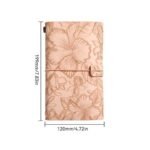 Caderno Diário de Anotações Capa Couro Floral A6 - Linora