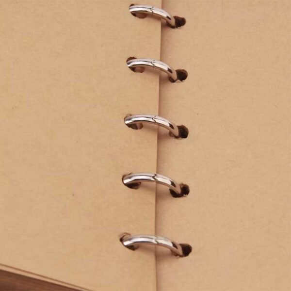 Caderno Pequeno de Anotações Capa Couro Retrô A7 - Linora