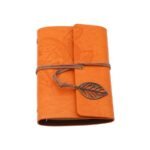 Caderno Pequeno de Anotações Capa Couro Retrô A7 - Linora