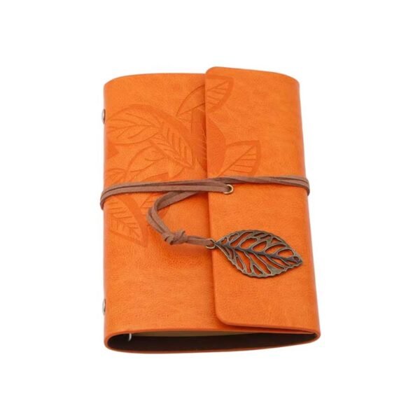 Caderno Pequeno de Anotações Capa Couro Retrô A7 - Linora