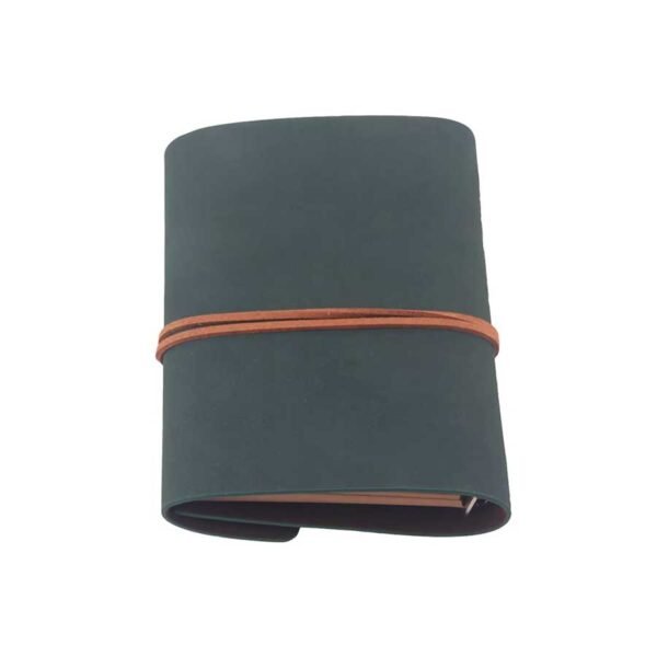 Caderno Pequeno de Anotações Capa Couro Retrô A7 - Linora