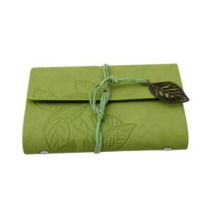 Caderno Pequeno de Anotações Capa Couro Retrô A7 - Linora