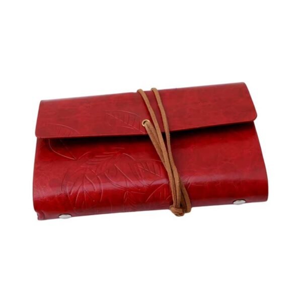 Caderno Pequeno de Anotações Capa Couro Retrô A7 - Linora