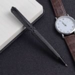 Caneta Esferográfica em Metal Preta c/ Estojo - Linora