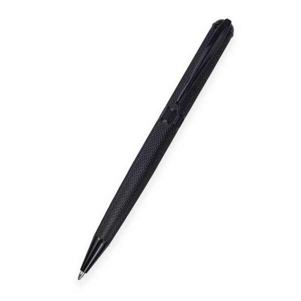 Caneta Esferográfica em Metal Preta c/ Estojo - Linora