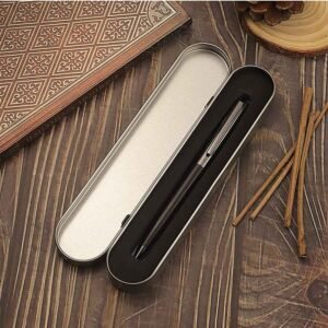 Caneta Esferográfica Madeira e Metal Premium c/ Estojo