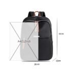 Bolsa Mochila em Nylon Impermeável para Notebook - Linora