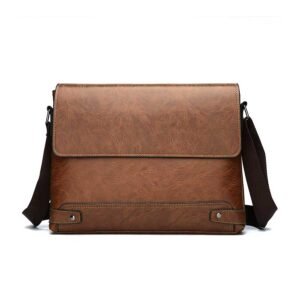 Bolsa de Couro com Alça Retrô para Notebook - Linora