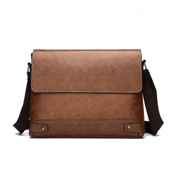 Bolsa de Couro com Alça Retrô para Notebook - Linora