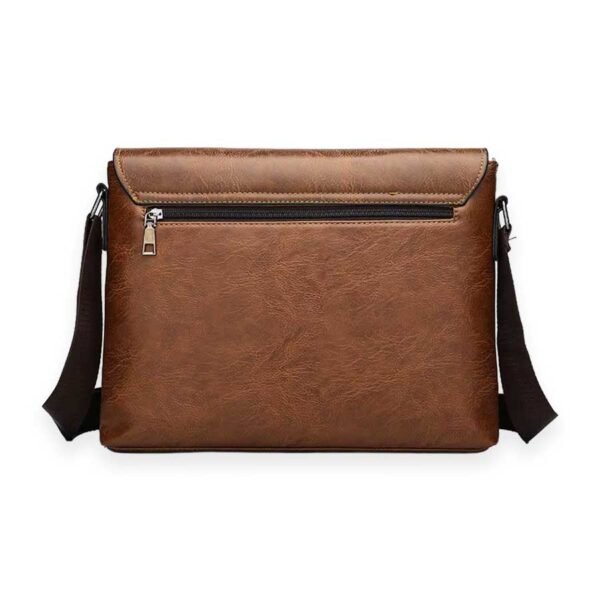 Bolsa de Couro com Alça Retrô para Notebook - Linora