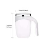 Caneca com Misturador Automático 300-400ml USB - Linora