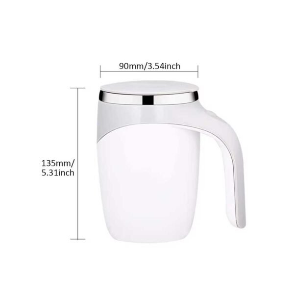 Caneca com Misturador Automático 300-400ml USB - Linora