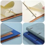 Caderno Argolado Capa em Couro A4 - Linora