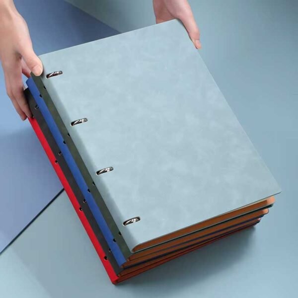 Caderno Argolado Capa em Couro A4 - Linora