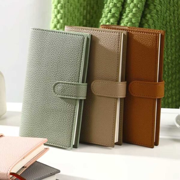 Planner Semanal não Datado Capa em Couro A6 - Linora