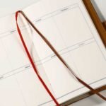 Planner Semanal não Datado Capa em Couro A6 - Linora