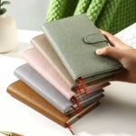 Planner Semanal não Datado Capa em Couro A6 - Linora