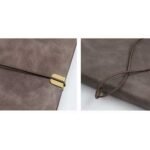 Caderno Argolado Vintage Capa em Couro A5 - Linora