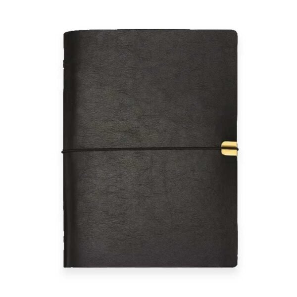 Caderno Argolado Vintage Capa em Couro A5 - Linora