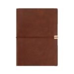 Caderno Argolado Vintage Capa em Couro A5 - Linora