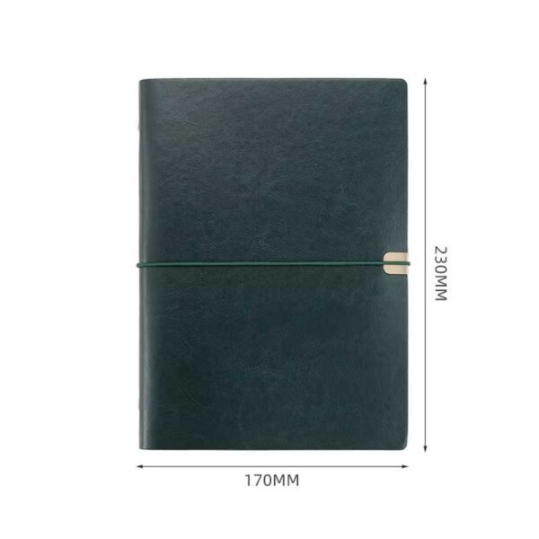 Caderno Argolado Vintage Capa em Couro A5 - Linora