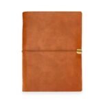 Caderno Argolado Vintage Capa em Couro A5 - Linora