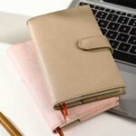 Planner Semanal não Datado Capa em Couro A6 - Linora