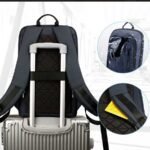 Mochila Slim Impermeável para Notebook 14” com Porta USB - Linora