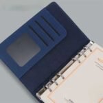 Caderno Fichário A5 Capa em Couro Clip-On - Linora