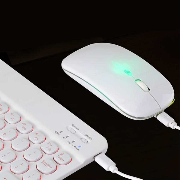 Mini Teclado e Mouse Bluetooth Magic Universal - Linora